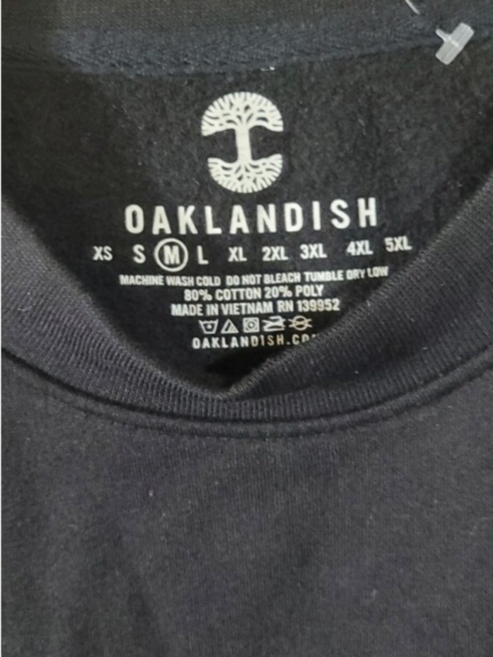 Oaklandish Men's Crewneck Sweater in Black